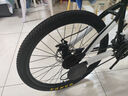 飞鸽（FG FLYING PIGEON）山地自行车成人男女变速山地车青少年中小学生车越野户外骑行单车 【铝合金】G8002代-辐条轮-黑色 24寸轮组（适合145-170cm） 21速入门版 实拍图
