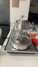 FUNORK全自动上水电热水壶电茶壶泡茶专用烧水器茶台烧水壶一体机茶桌茶几嵌入式茶具 三件套不锈钢色（37x20cm） 实拍图