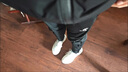 卡尔美（KELME）运动裤男春秋针织足球收腿裤休闲训练修身长裤 黑色 XL  实拍图