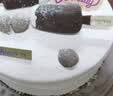 元祖（GANSO） 冰淇淋蛋糕 表白星座新鲜生日蛋糕同城配送  动物奶油 元梦丝巧（联名梦龙） 8号（4-6人食用） 实拍图