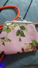 复古零钱包玫瑰布艺钱包迷你帆布包口金暗扣硬币包收纳 迷你粉色单个装 实拍图