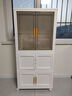 纳份爱家用儿童衣柜加厚免安装婴儿用品收纳柜宝宝衣柜简易塑料小衣橱 60面宽【1柜+2箱】活动 实拍图