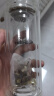 希诺双层玻璃杯男家用商务办公泡茶杯子过滤车载水杯XN-9301 265mL 实拍图
