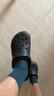 crocs卡骆驰檀健次同款洞洞鞋男沙滩鞋|10001 黑色-001 40(250mm) 实拍图