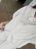 对白法式抽绳连衣裙套装女2025夏新款花苞袖衬衫背心裙气质两件套 浅米杏 S 实拍图