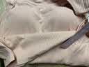 柏潮棉女带胸垫背心免穿文胸罩杯一体式无钢圈瑜伽打底吊带内衣 虾粉(背心款) XL 实拍图