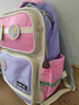 UEK儿童护脊书包男女孩小学生减负超轻量双肩背包大容量套装粉色大号 实拍图