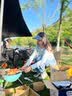 SEAROCK新燕尾天幕户外露营懒人免安装加厚黑胶防晒遮阳防雨天幕 3.3*3.6米黑胶12平【2-5人】 实拍图