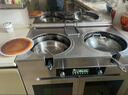 龙兴宝富吉美安利皇后煎锅七层钢平底锅无油烟煎蛋不粘锅燃气电磁灶通用 304食品级七层钢-3L平底煎锅 28cm 实拍图