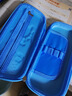 得力（deli）小学生笔袋 EVA大容量文具盒 机器人卡通系列抗压耐摔铅笔盒轻盈防水笔袋 深蓝色 实拍图
