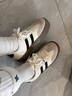 ZCVRR德训板鞋女2025秋冬新款女鞋ins学生百搭厚底休闲鞋防滑运动女鞋 米色 38 (240mm) 实拍图