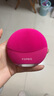 斐珞尔（FOREO）露娜洁面仪LUNA mini3净透洁面仪平衡油脂洗脸仪电动清洁毛孔洗脸神器 樱桃红 充电款 实拍图