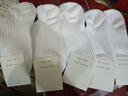 宝盖丁韩版日系秋冬船袜子女浅口隐形不掉跟ins透气秋冬短袜棉加厚女袜 简约船袜【装】白色 5双 均码 实拍图