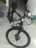 凤凰（Phoenix） 山地自行车成年人男士女士学生变速减震油刹线刹山地车自行车 黑白/铝合金车架/蓝图定位 26寸（身高160-180左右） 30速数字指拨/默认线碟可改油碟 实拍图