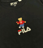 FILA 斐乐女装官方女士短袖T恤夏季休闲运动内搭t恤运动上衣 正黑色-F11W329117F L （170/88A/L） 实拍图