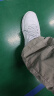 361度男鞋板鞋男夏季透气小白鞋空军一号厚底增高百搭休闲运动鞋子男 361度白/环保灰 42 实拍图