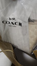 蔻驰（COACH）【官方授权店】女士city15小号单肩斜挎包托特包PVC配皮送女友 CW032SVPWH浅卡其豆沙粉 实拍图
