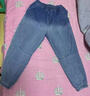贝孩趣男童裤子儿童牛仔裤秋冬长裤童装中大童冬季加绒加厚男孩束脚裤 H压花牛仔长裤【加绒款】 150 码(建议身高135-145厘米) 实拍图