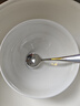 瓷侠客北欧简约陶瓷饭碗家用纯白吃米饭碗骨瓷大号面碗可微波纯色小汤碗  4.5英寸标准米饭碗【1个】 实拍图