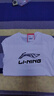 李宁（LI-NING）短袖t恤男士运动服夏季圆领印花吸汗上衣半袖体恤男装健身服 本白 M (170/88A) 实拍图