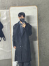 真维斯衬衫男2025新款夏季薄款冰丝高级感休闲寸衫黑色内搭长袖衬衣男 灰色 XL 126-145斤 实拍图