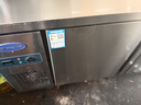 银都餐饮设备 操作台冰柜商用冰箱冷藏柜 冷藏工作台平冷卧式冰柜商用双温厨房冷冻柜不锈钢保鲜柜 全铜管冷冻-二级能效 1.5米*0.8米*0.8米 实拍图
