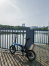 大行（DAHON）K3plus折叠自行车超轻铝合金16英寸9速城市碟刹通勤车KAA693 黑蓝【内折版】 实拍图