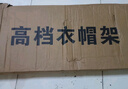 密林挂衣架落地带换鞋凳门口现代简约衣帽架鞋架一体家用简易室内挂 黑灰绒面 80cm(挂架鞋凳一体) 实拍图