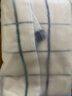 金号 毛巾家纺 纯棉方格吸水方巾2条装 蓝/绿  34*33cm 实拍图