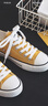 回力帆布鞋男女新款学生韩版春季透气经典百搭潮鞋休闲鞋板鞋 240低帮土黄色 44 实拍图