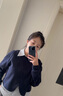 韩璐娇（hanlujiao）连衣裙女夏季2025新款女装休闲时尚小个子学院风穿搭套装裙子夏天 黑白条纹+裙子 S （建议80-98斤） 实拍图