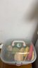 也雅婴儿奶瓶收纳箱【食品级材质】沥水架带盖防尘宝宝餐具收纳盒 【巨无霸】小胖丁奶瓶箱 实拍图