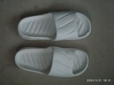 夏季EVA新款防滑厚底家用拖鞋踩屎感外穿室内软底拖鞋男士拖鞋女 白色 40-41 【适合39-40脚】 实拍图