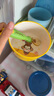 五和（WUHE）辅食碗儿童餐具宝宝吃饭碗卡通带手柄婴幼儿碗耐树脂食品级防烫 萌猴单柄碗300ML 实拍图