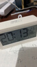 多功能卡通闹钟学生礼物起床智能桌面电子时钟表强力叫醒新年礼物 薄荷绿【充电款】1年充1次电 【智能语音播报/夜光显示】 实拍图