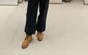 添柏岚（Timberland）踢不烂经典大黄靴高帮马丁靴户外防水真皮宽版女 10361W 37 实拍图