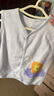 舒贝怡2件装婴儿衣服宝宝马甲春秋马夹纯棉男女童背心外穿上衣 蓝色80 实拍图