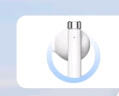 摩托罗拉（Motorola）H40 真无线蓝牙耳机 半入耳式降噪耳机蓝牙运动防汗 适用苹果华为小米OPPO 白色 实拍图