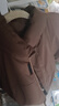 猫人（MiiOW）美式简约男士棉衣秋冬新款休闲棉服潮牌百搭面包服保暖棉袄子外套 深咖色 M 实拍图