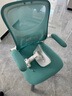 依恋达人体工学椅子电脑椅可升降办公椅学生学习靠背椅家用久坐宿舍座椅 蓝色 乳胶垫+头枕 档位升降 实拍图