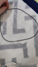 灵久久 黑色皮绳项链绳配扣挂件吊坠项链挂翡翠玉佩绳男女绳子蜡绳挂绳 3.0mm黑色 50cm 实拍图