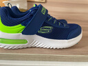 Skechers斯凯奇儿童运动鞋男童透气网鞋时尚魔术贴大童跑步鞋403748L 实拍图