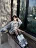 RXXBFB松糕厚底老爹鞋女春夏季百搭小个子增高休闲鞋子女网面透气运动鞋 银色 40 (250mm) 实拍图