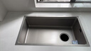 箭牌（ARROW）厨房水槽304不锈钢枪灰纳米仿手工水槽单槽水池洗碗池洗菜盆水槽 枪灰轨道单槽 750*430赠枪灰龙头 实拍图