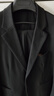 阿悠胖西服套装男商务正装新伴郎结婚西装职业通勤两件套礼服 黑色 4XL 实拍图