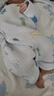 童泰童泰新生婴儿衣服秋冬季纯棉初生宝宝保暖连体衣a类秋冬装和尚服 蓝色 59cm (建议1-3个月身高55-60cm) 实拍图