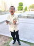 罗蒙男童中山装新中式西服儿童演出服唐装男孩中国风西装套装 白色150 晒单实拍图