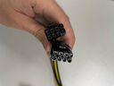 连拓 PCI-E 3.0 1X延长线10cm 1X转1X扩展连接线 电脑显卡声卡USB卡网卡转接线90度排线竖插10厘米 实拍图
