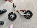 飞鸽（FG FLYING PIGEON）儿童平衡车2-3-6岁儿童滑步车宝宝儿童车带脚踏小孩两轮滑行车 12寸银|镁合金车架+一体轮+礼包 实拍图