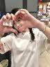棉致重磅纯棉圆领刺绣薄款短袖t恤女夏季2026新款宽松休闲半袖上衣 482白色【高品质22.5】 M 80-100斤 实拍图